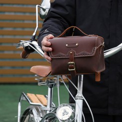 leather handlebar bag 19 leather handlebar bag 19