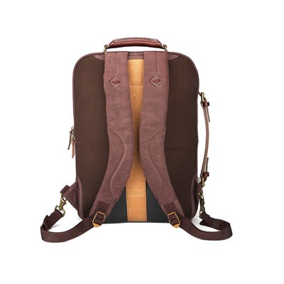 OEM Canvas And Leather Trim Backpack Durable Bag For Sports Travel Gym price