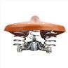 TOURBON Comfortable Leather Bike Bicycle Saddle Seat Cushion Pad for Men Women