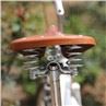 TOURBON Comfortable Leather Bike Bicycle Saddle Seat Cushion Pad for Men Women